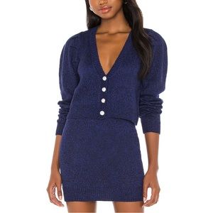 Lovers + Friends Navy Blue Cardigan